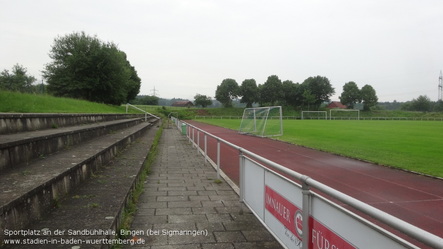 Bingen (bei Sigmaringen), Sportplatz an der Sandbühlhalle