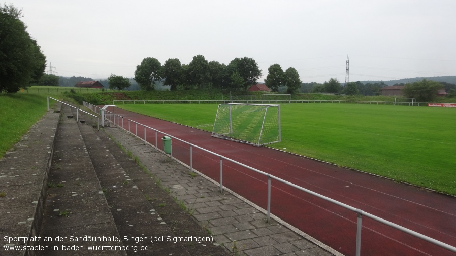 Bingen (bei Sigmaringen), Sportplatz an der Sandbühlhalle