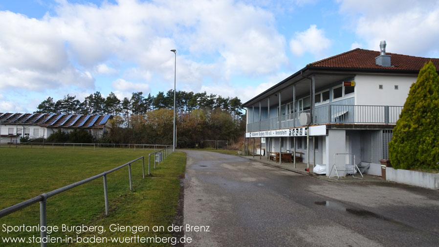 Giengen an der Brenz, Sportanlage Burgberg