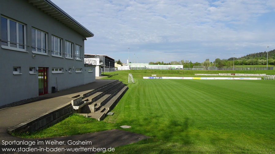 Gosheim, Sportanlage im Weiher