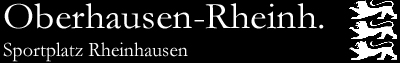 Oberhausen-Rheinhausen, Sportplatz Rheinhausen