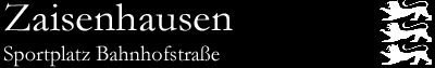 Zaisenhausen, Sportplatz Bahnhofstraße