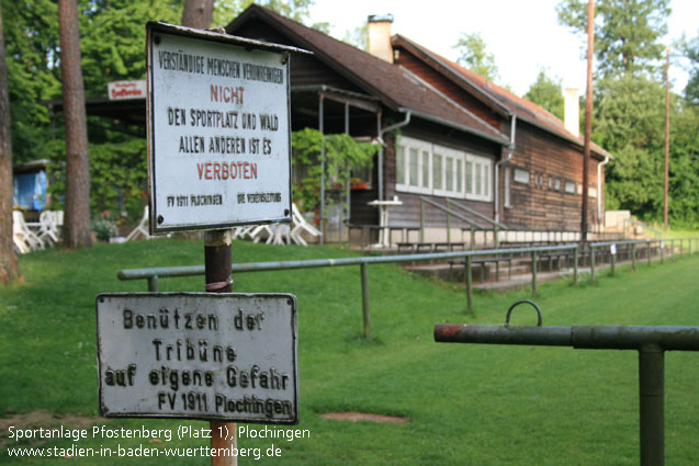 Sportanlage Pfostenberg (Platz 1), Plochingen