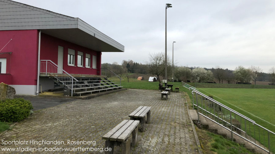 Rosenberg, Sportplatz Hirschlanden