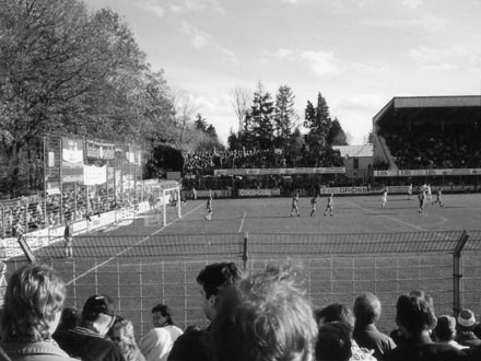 GAZI-Stadion auf der Waldau (ehemals Waldau-Stadion, Kirckers-Platz), Stuttgart