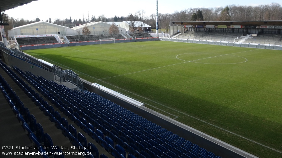 GAZI-Stadion auf der Waldau (ehemals Waldau-Stadion, Kirckers-Platz), Stuttgart