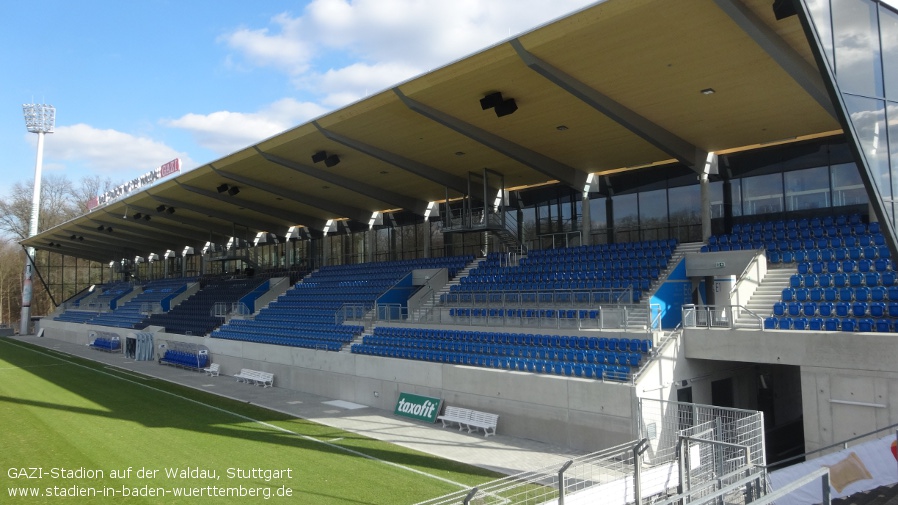 GAZI-Stadion auf der Waldau (ehemals Waldau-Stadion, Kirckers-Platz), Stuttgart