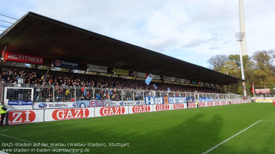 GAZI-Stadion auf der Waldau (ehemals Waldau-Stadion, Kirckers-Platz), Stuttgart