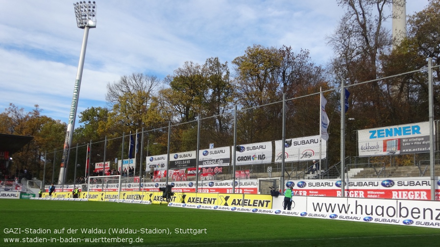 GAZI-Stadion auf der Waldau (ehemals Waldau-Stadion, Kirckers-Platz), Stuttgart