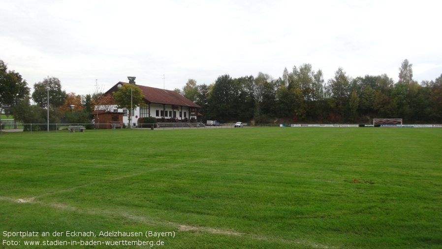 Adelzhausen, Sportplatz an der Ecknach (Bayern)