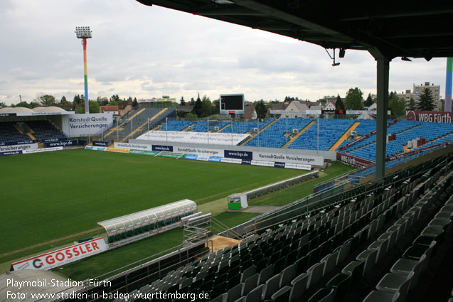 Stadion Rohnhof (Trolli-Arena, ehemals Playmobil-Arena), Fürth (Bayern)