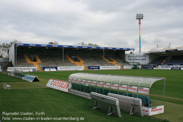 Stadion Rohnhof (Trolli-Arena, ehemals Playmobil-Arena), Fürth (Bayern)