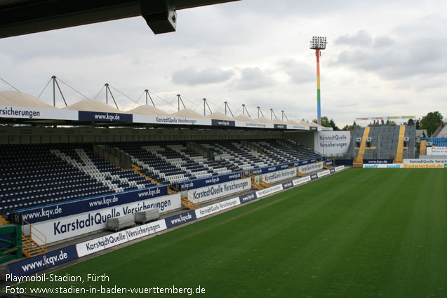 Stadion Rohnhof (Trolli-Arena, ehemals Playmobil-Arena), Fürth (Bayern)