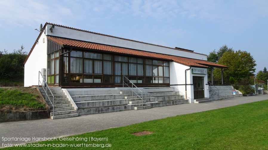 Geiselhöring, Sportanlage Hainsbach