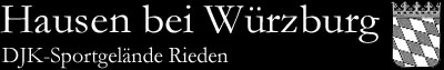 Hausen bei Würzburg, DJK-Sportgelände Rieden