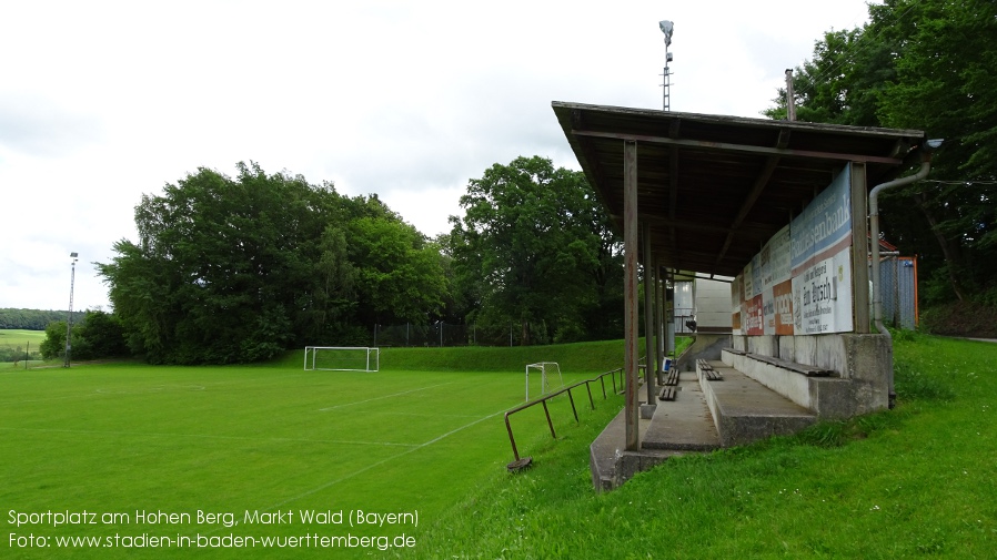 Markt Wald, Sportplatz am hohen Berg