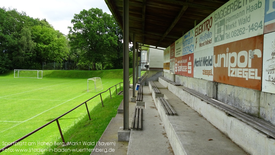 Markt Wald, Sportplatz am hohen Berg