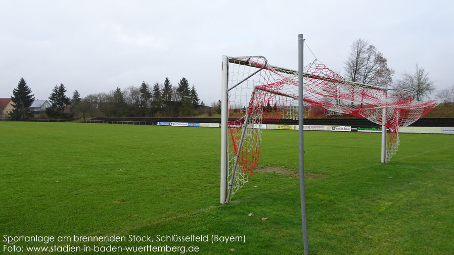 Schlüsselfeld, Sportanlage am brennenden Stock