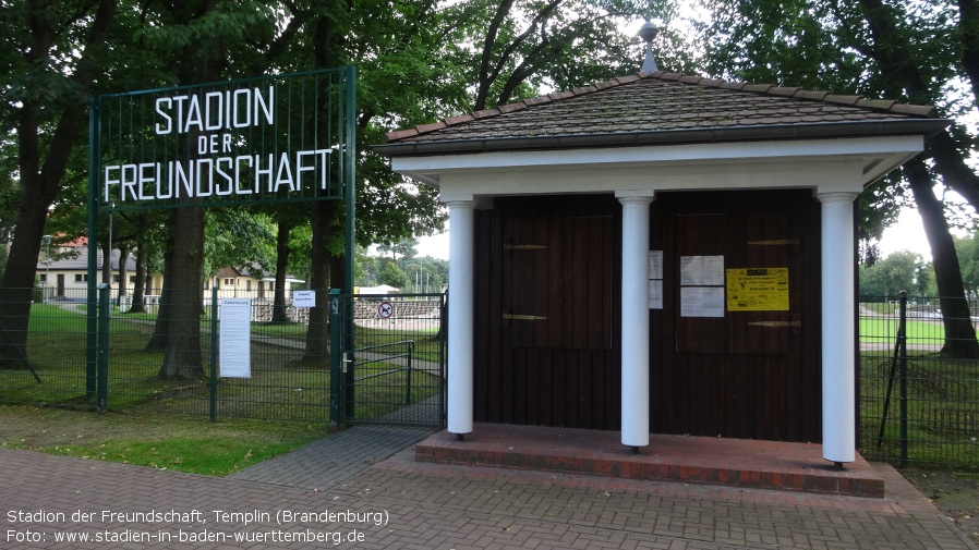 Templin, Stadion der Freundschaft