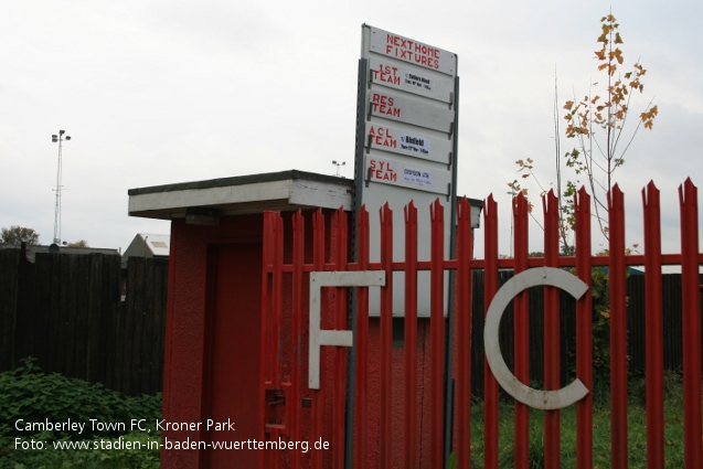 Kroner Park, Camberly Town FC