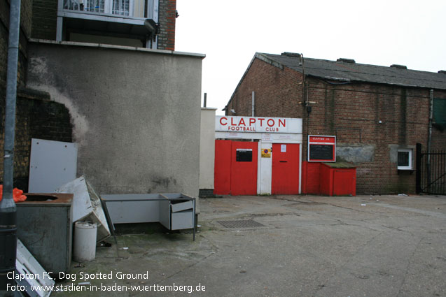 The old spotted Dog Ground, Clapton FC