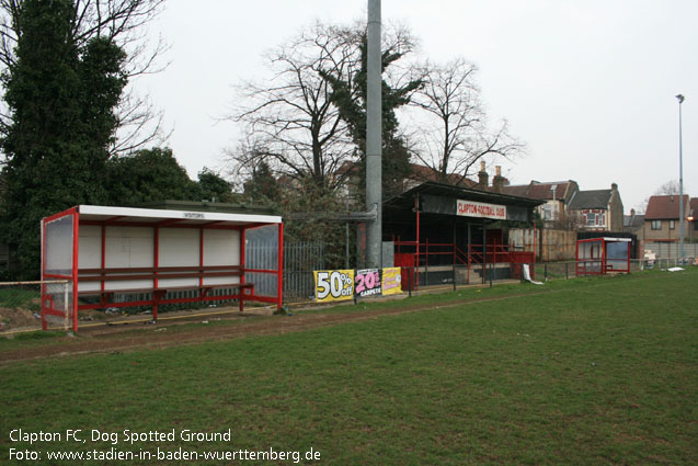 The old spotted Dog Ground, Clapton FC