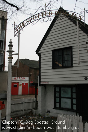 The old spotted Dog Ground, Clapton FC