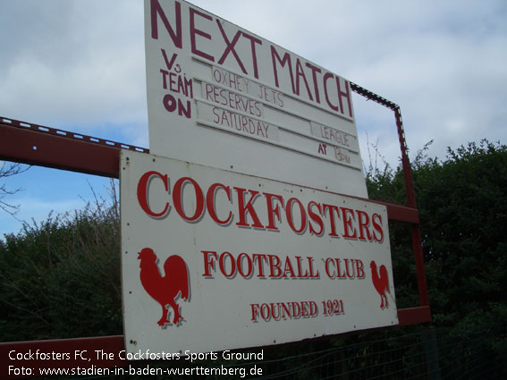 Cockfosters Sports Ground, Cockfosters FC