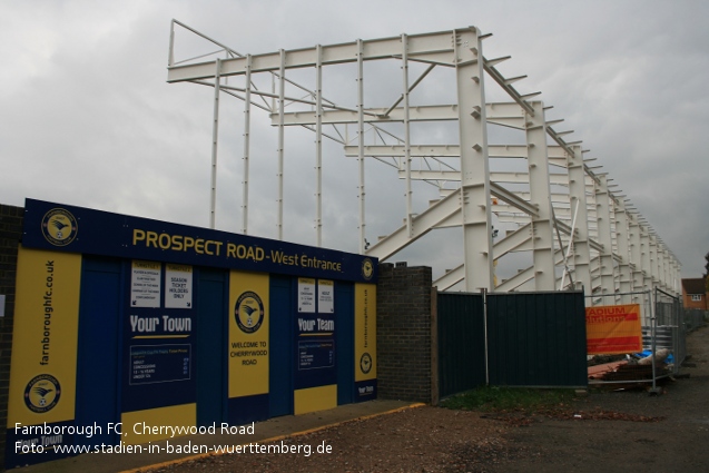 Cherrywood Road, Farnborough FC