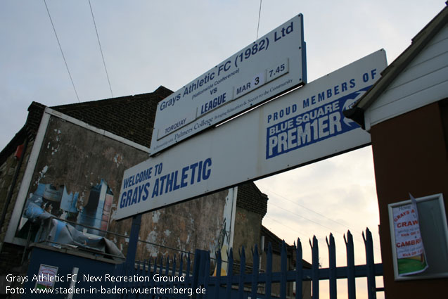 New Recreation Ground, Grays Athletic FC