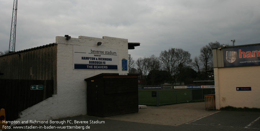Beveree Stadium, Hampton and Richmond Borough FC