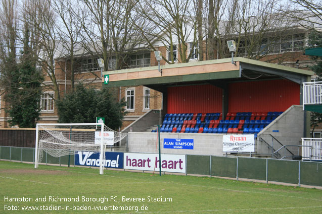 Beveree Stadium, Hampton and Richmond Borough FC