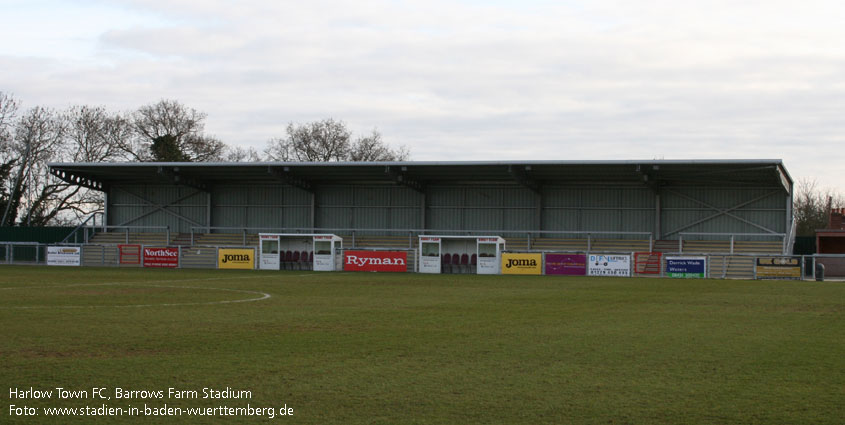 Barrows Farm Stadium, Harlow Town FC