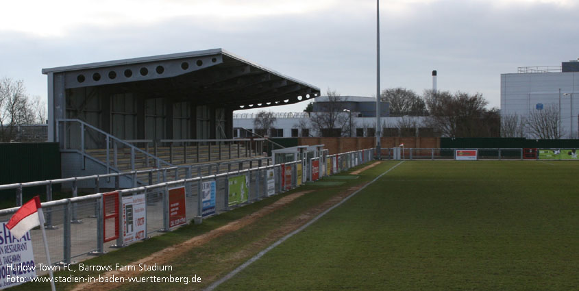 Barrows Farm Stadium, Harlow Town FC