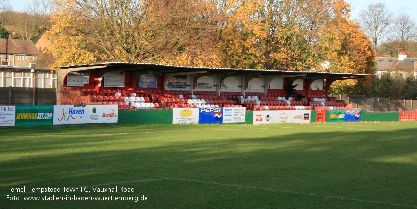 Vauxhall Road, Hemel Hempstead Town FC