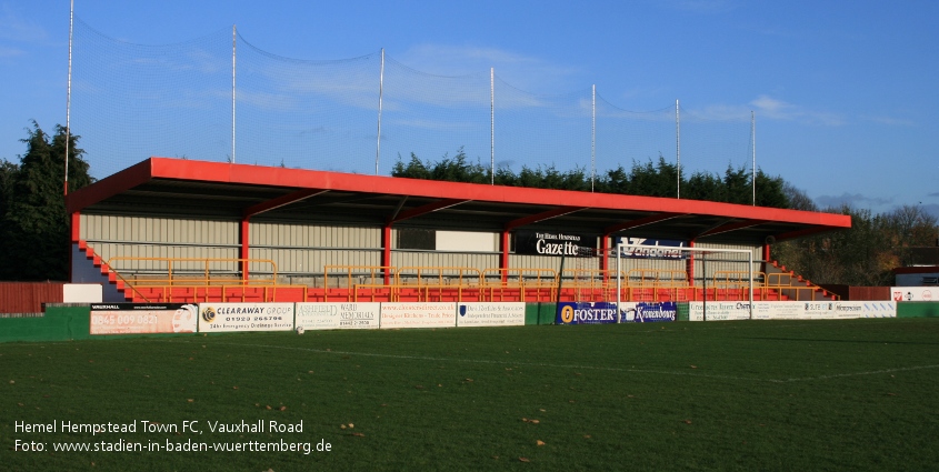 Vauxhall Road, Hemel Hempstead Town FC