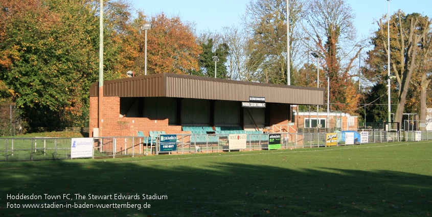 The Stewart Edwars Stadium, Hoddesdon Town FC