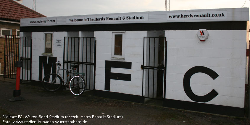 The Herds Renault Stadium (Walton Road Stadium), Molesey FC