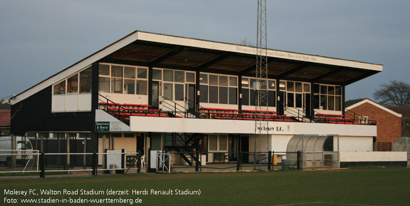 The Herds Renault Stadium (Walton Road Stadium), Molesey FC