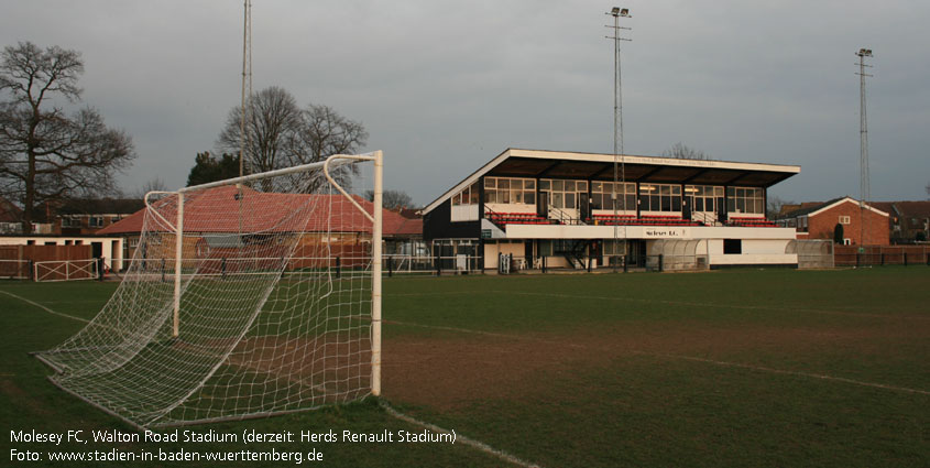 The Herds Renault Stadium (Walton Road Stadium), Molesey FC