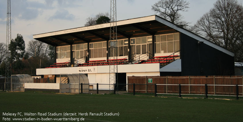 The Herds Renault Stadium (Walton Road Stadium), Molesey FC