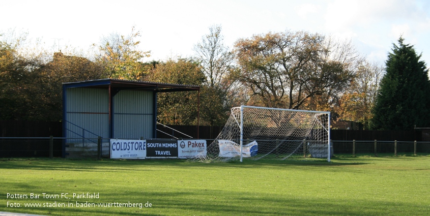 The South Mimms Traves Stadium, Potters Bar Town FC