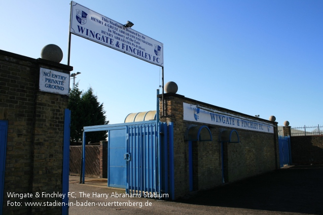 The Harry Abrahams Stadium, Wingate Finchley FC