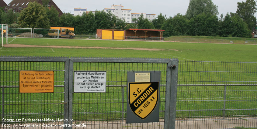 Sportplatz Rahlstedter Höhe, Hamburg-Tonndorf