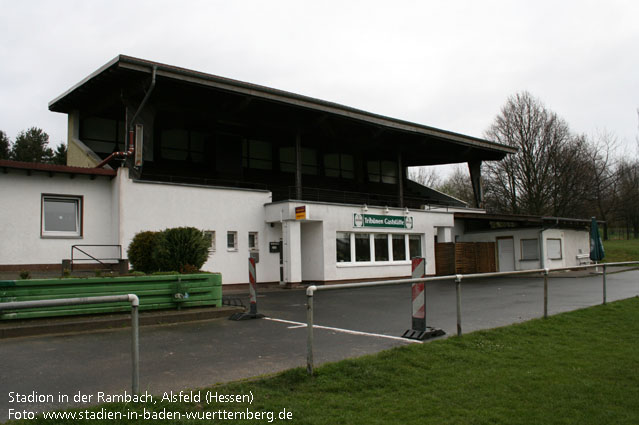 Stadion in der Rambach, Alsfeld (Hessen)