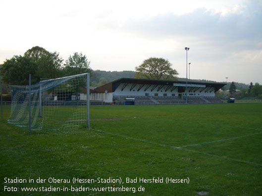 Stadion in der Oberau (Hessen-Stadion), Bad Hersfeld (Hessen)