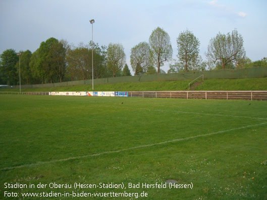 Stadion in der Oberau (Hessen-Stadion), Bad Hersfeld (Hessen)