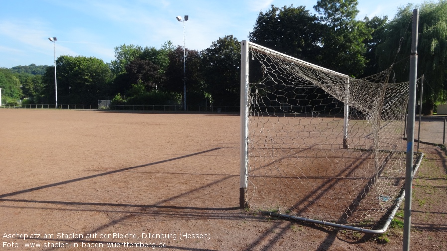 Dillenburg, Ascheplatz am Stadion auf der Bleiche (Hessen)