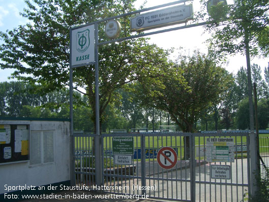 Sportplatz an der Straustufe, Hattersheim (Hessen)