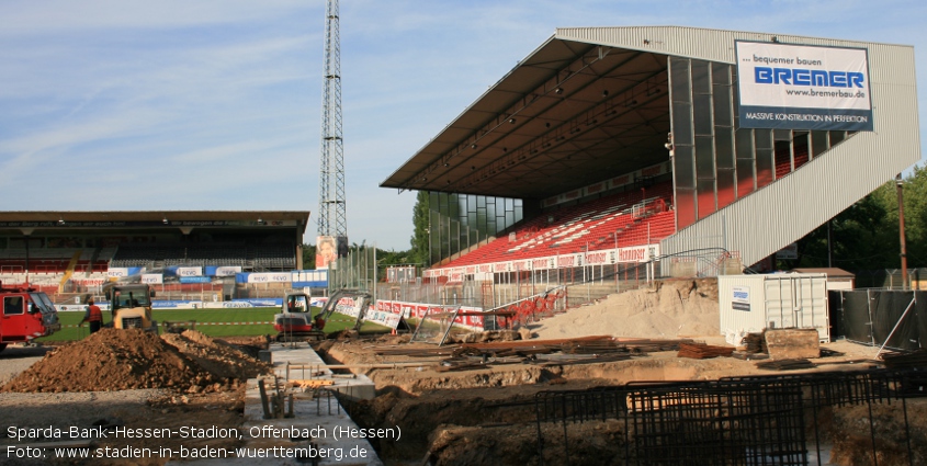 Sparda-Bank-Hessen-Stadion am Bieberer Berg, Offenbach am Main (Hessen)